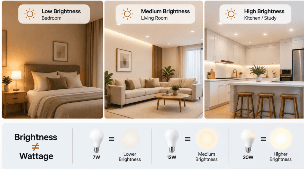 Best Lights for Room: How to Choose the Right Lighting for Your Home best lights for room - brightness and wattage comparison